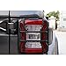 knitting machine 4X Headlight&Rear Tail Light Lamp Guard Cover Trim 4pcs ABS for Jeep for Wrangler 2018-2022 Black 4HTLLGCTFJWJ2, adapt to your car