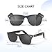 AI Glasses for Men & Women, Smart Glasses Powered by ChatGPT, AI Real-time Translation with 147 languages, 11H Music Play, Bluetooth Sunglasses with Polarized Lens, UV Protection for Daily Use, Travel