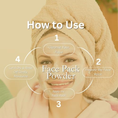 Image of Khadi Ubtan Face Pack Powder 100g | For Breakouts, Tanning & Glowing Skin | With Turmeric, Besan, Rose Water & Sandalwood Powder | Removes Dirt & Impurities | Face Pack for Men & Women