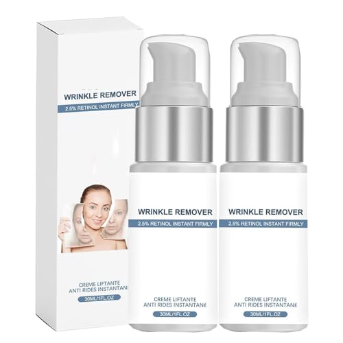 Crema Lifting Antiarrugas, Hidratante Facial para Mujeres,Reducir Las Líneas Finas Crema Lifting y Reafirmante Cuidado Facial (2 pcs)