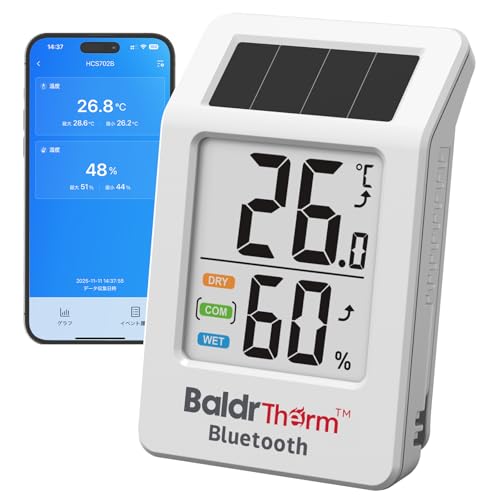 BaldrTherm X}[gxv Bluetooth X}zŊǗ Op \[[[d f[^ۑ A[@\t x M CtGU ΍ X^h ݂艺Ή ঒މ ybg xr[[  zCg HC