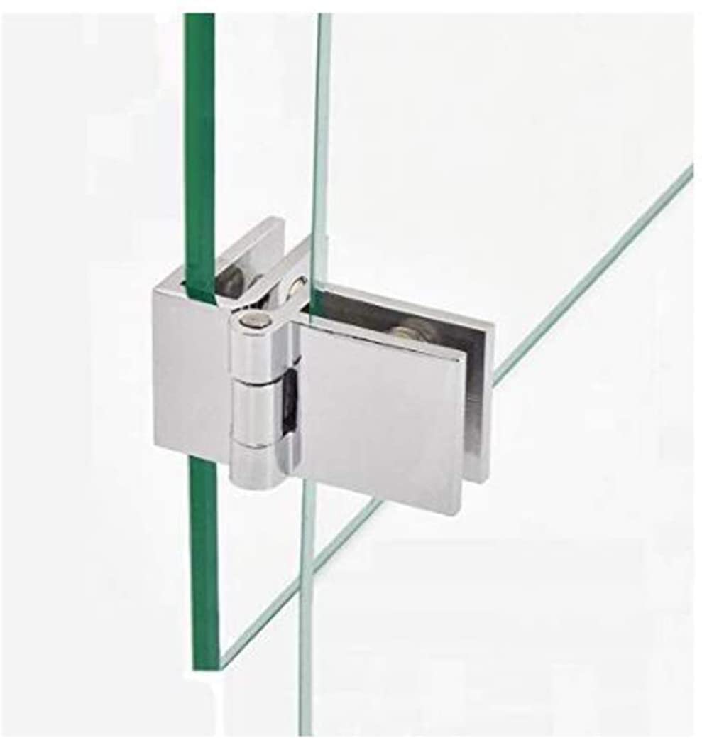 Uoxhfdh One Color 2Pcs90 Degree Glass Door Hinge Is Suitable For 5-8Mm Wine Cabinet Display