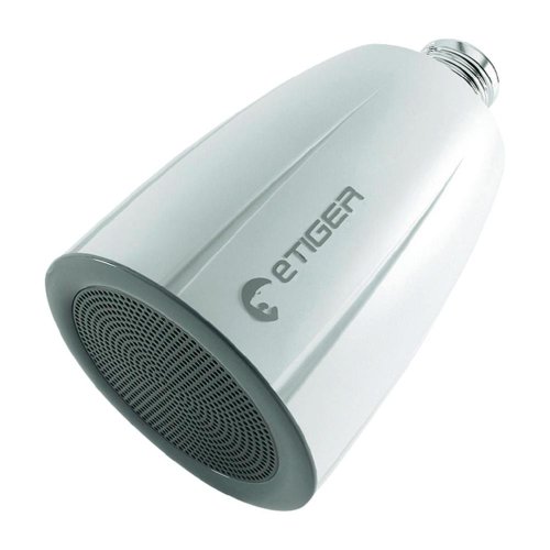 E-tiger A0-CL01 Ampoule Enceinte Connectée Cosmic LED E27 60 W Plastique Blanc 15 x 8,5