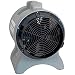 Doctor San - Sanierungstechnik Axialgebläse Bautrockner Bauventilator Axial Baugebläse Axialventilator Abluftventilator Baustellengebläse Ø30cm 3900m³/h (Grau)
