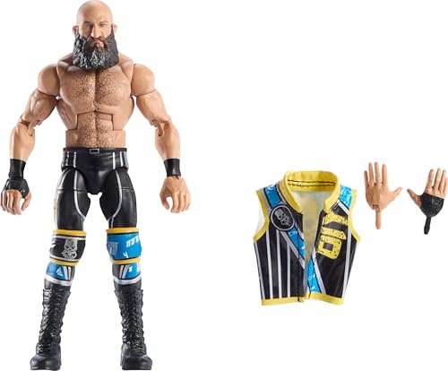 Mattel WWE Elite Action Figure & Accessories, Series #114 6-inch Collectible Tommaso Ciampa with 25 Articulation Points & Swappable Hands