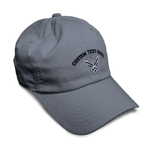 Image of Speedy Pros Soft Baseball Hat Embroidered Dad Hat Air Force Emblem Embroidery Men & Ladies Baseball Cap Cotton