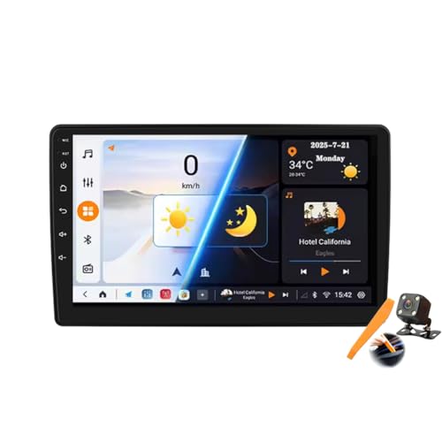Autoradio GPS Navigation Android 15.0 Lecteur Vidéo Multimédia FM BT