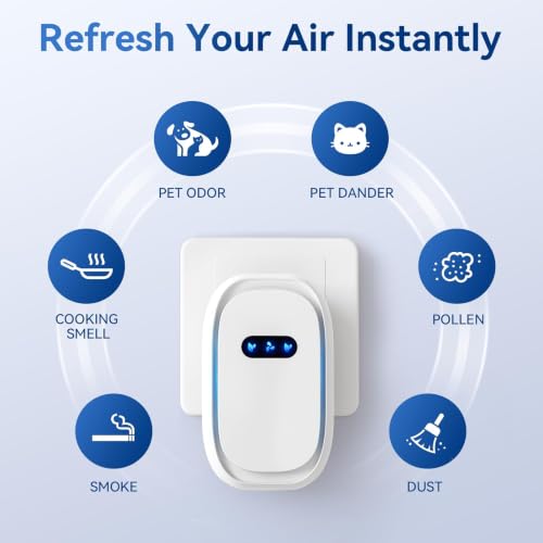 Air Purifiers 4 Pack Air Ionizers for Home Bedroom and Travel - image 3