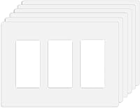 Vista 8 de Placa de pared Decora sin tornillos de 4 segmentos, placa frontal eléctrica para interruptor de luz, interruptor inteligente, receptáculo