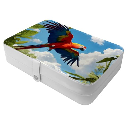 Boîte à bijoux de voyage en cuir synthétique de qualité supérieure durable - 2