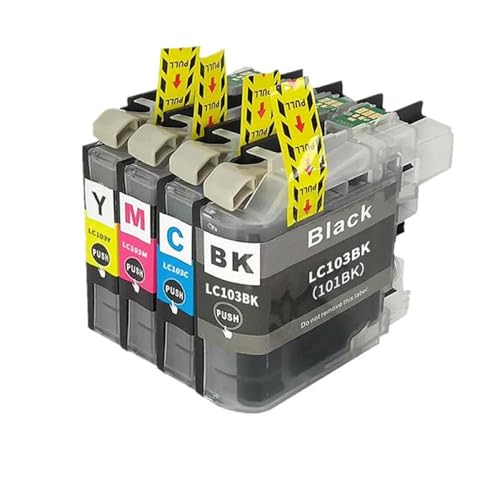 VMHPMLGV Cartuccia d'inchiostro compatibile con DCP J152W MFC J245 J285DW J4610DW J4710DW J450DW J475DW J470DW(1 Set)