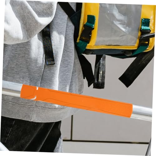Protector de cuadro para bicicleta, calcomanías protectoras adhesivas para tubo inferior, PVC naranja, 39,5 x 6 cm miniatura 6