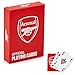 The Gift Scholars Officially Licensed Arsenal FC Playing Cards - Standard 52-Card Deck Card Game for Gooners of All Ages