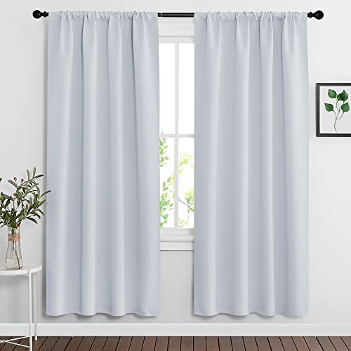 RYB HOME Curtains for Bedroom Living Room 72 inches Long,