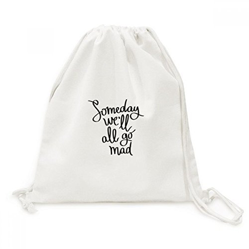 Sac cordon en toile avec citation humour pour vos loisirs et sorties
