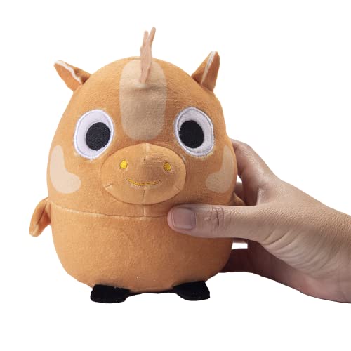 Cheval Percheron peluche musical La Ferme de Zenon qui éveille les sens