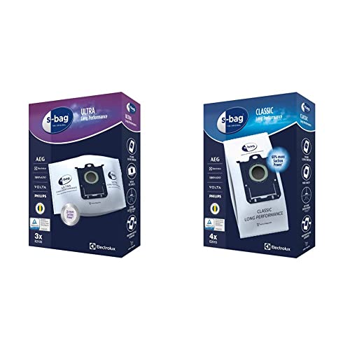 Electrolux Sacs Aspirateurs, Boite de 3 sacs S-bag Ultra Long Performance, Excellente Filtration, E210S & Sacs Aspirateurs Electrolux, Boite de 4 sacs S-bag®...