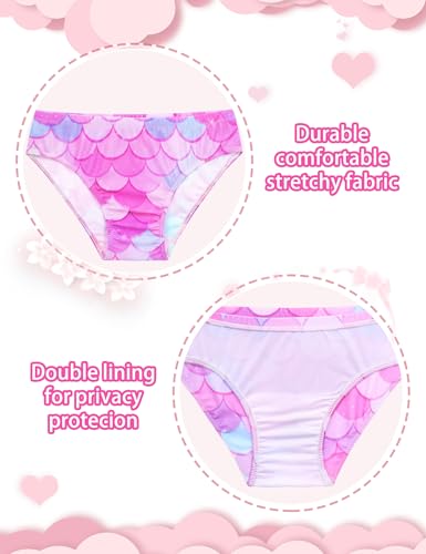Image of Girls Rash Guard Swimsuit Two Pieces Adorable Swimswear Quick Dry Bathing Suit Long Sleeve