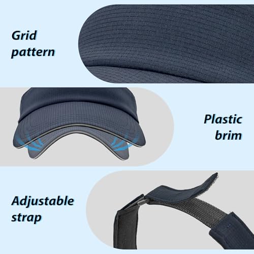 Image of Sukeen Women's Adjustable Fit Runners Lightweight Comfort Performance Visor, Sports Sun Visor One Size Fits Most