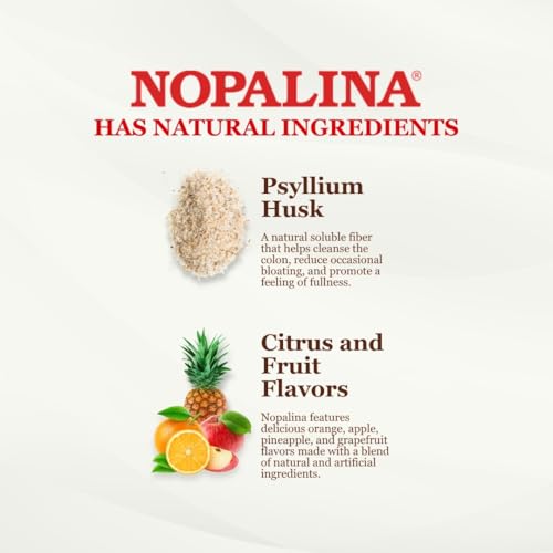 Image of Nopalina Fiber Formula | 120 Capsules | Flax Seed, Psyllium, Oat and Wheat Bran, Omega 3, 6 & 9 | Gut Health & Regularity | The Original
