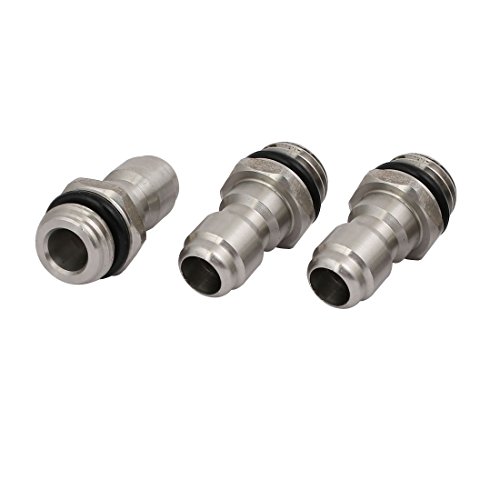 sourcingmap® Pressure Washer Accessories Stainless Steel M14 Male Quick Coupler Connector