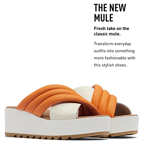 Sorel Women's Cameron Flatform Puff Mule - Koi, Sea Salt - Size 5 #TOP1