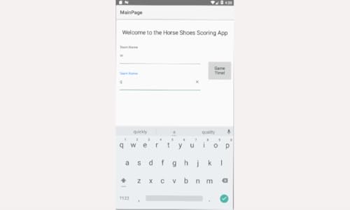 Horse Shoe Scorecard