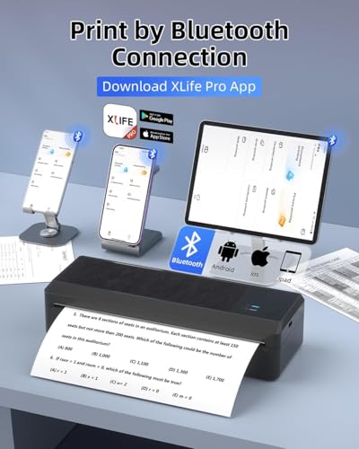 BORN4SHIP A4 Wireless Thermal Printer - Mobile & Inkless Printing - Image 2