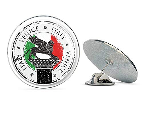 Venice Italy Round Metal 0.75