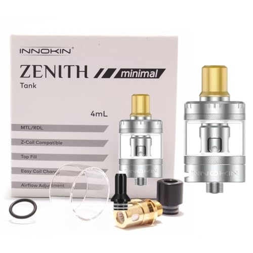 Zenith Minimal Tank réservoir 4ml pour vape MTL sans fuite toute la journée