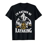 Nature Montagnes Sport En Eau Vive Canoë Kayakiste Kayak T Shirt