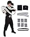 miccostumes Men's Anime Hero Cosplay Costume with Scarf Belt (S)