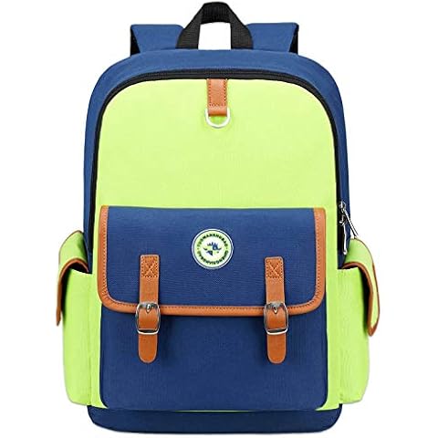 weiatas Kids Backpack Children Bookbag Preschool Kindergarten Elementary School Bag for Girls Boys (Green-blue, Small) Cover