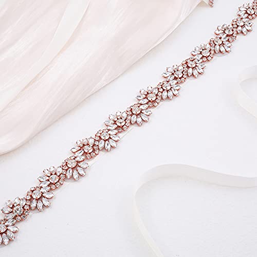 Crystal Wedding Belt and Sashes Bling Bridal Belts with Rhinestones for Bride Dress2