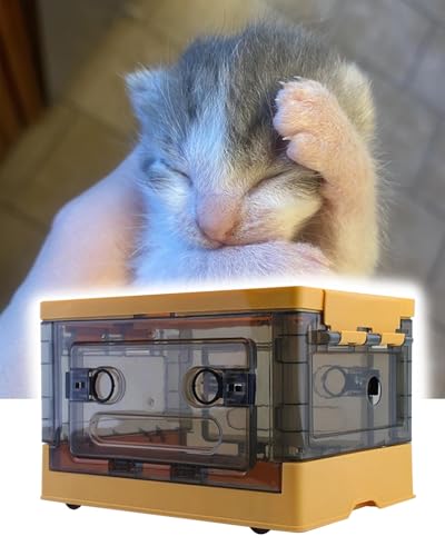 Camera di ossigeno portatile per animali domestici, per piccoli animali, cani, gatti, assistenza domiciliare, supporto respiratorio veterinario