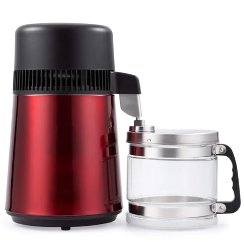 1 Gallon /4L Water Container for Distiller, Replacement Distilled Water Bottle Jug Water Carafe Portable Plastic Gallon Pot Water Canteen for Coun for Top Water Distiller Filter