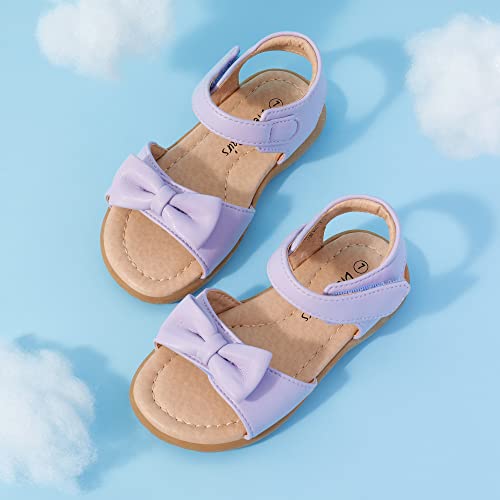 Image of DREAM PAIRS Girls Sandals Fashion Bow Summer Shoes for Toddler /Little Kid