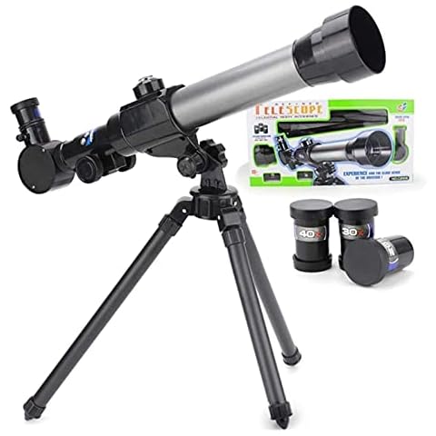 EOTECK Telescopes for Kids Beginners, 60mm Portable Astronomy Refractor Telescope with Adjustable Tripod, Phone Adapter, Finder Scope, Mo(Outdoor Observation) Cover