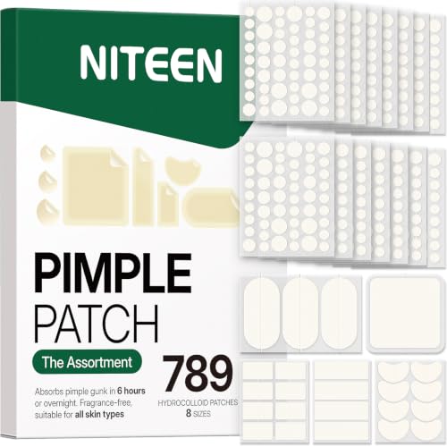 789 Count Pimple Patches, 8 Sizes Hydrocolloid Patch Variety Pack(15%ACC:M63EG97V2LEL) - image 1