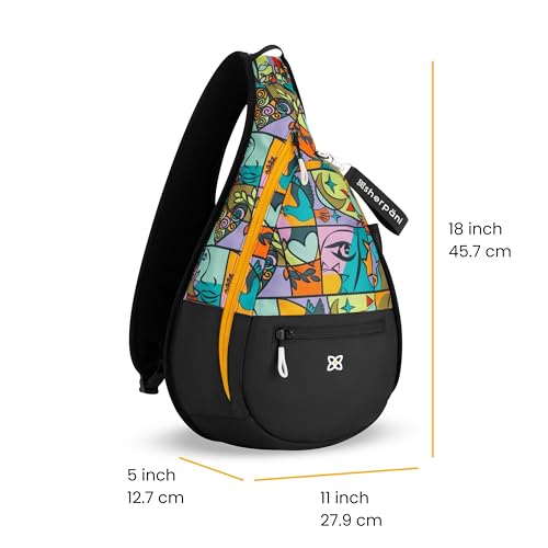 Image of Sherpani Esprit, Sling Backpack, 10L Travel Bag, Right-Handed Shoulder Sling Purse, Crossbody Backpack, Travel Gifts, RFID Protection (Cloud9)