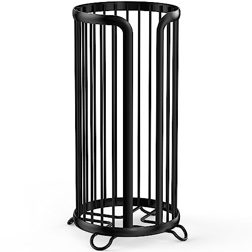 Bunoxea Toilet Paper Holder Stand, Freestanding Toilet Tissue Organizer, Minimalistic Storage Solution, Reserve Mega Rolls,Modern Black-2PACK by Bunoxea - Image 7
