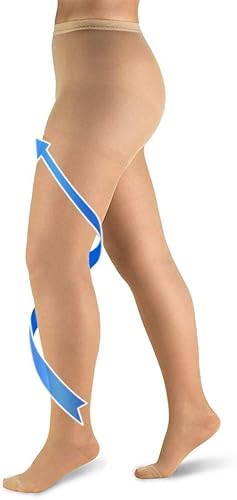 Medias de compresión para venas varicosas, 20, 30 mmHg, manguera de soporte para dedos cerrados