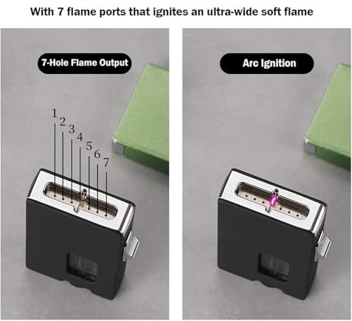 Encendedor Butano Ajustable con Llama Plana Ancha miniatura 6