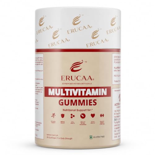 Image of Multivitamin Gummies | Mango Flavour | 30 Gummies | Gluten Free | Daily Multivitamin Gummies for Adults