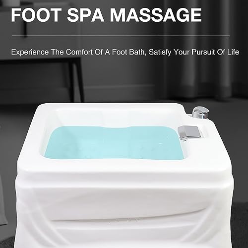 Spa de pies acrílico con ajuste de temperatura 47x62x32 cm miniatura 6