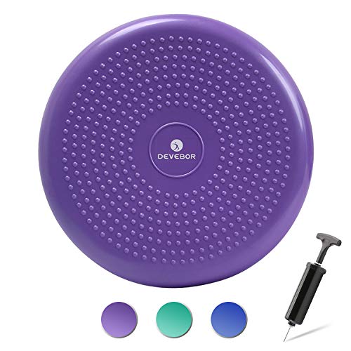 DEVEBOR Balance Board Kids Wiggle Seat Balance Wobble Cushion Disc for Workout Therapy