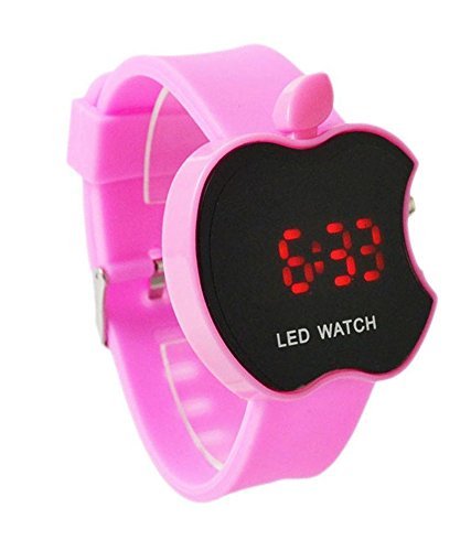 Buy Jayshreekhodiyar Unisex Apple-Shape Digital Wrist Watch (Pink) Online  at Low Prices in India - Amazon.in