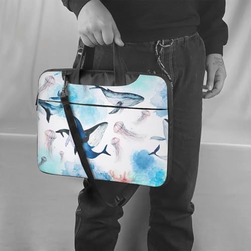 Funda de laptop para cafetería y viajes bolsa de hombro marina náutica 2