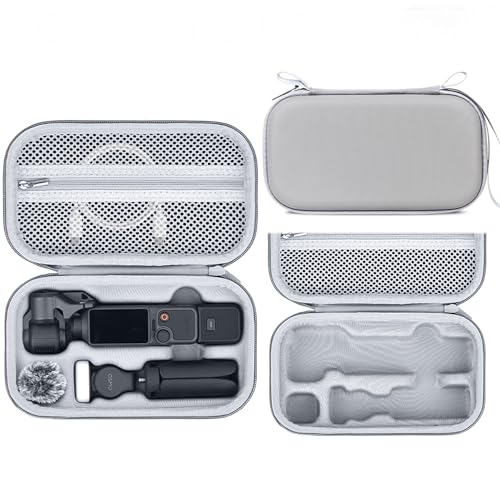 DJI Osmo Pocket 4�p���[�P�[�X�A�ϏՌ��n���h���P�[�X�A���@�\�J�����o�b�O�A�ی�J�o�[�APU+���C�N���f�ށA�y�ʁE�g�ѐ��A�A�N�Z�T���[���[�A�~�j�O�r/�t�B�b�g���C�g���[�\ Osmo Pocket 4�A�N�Z�T���[ (�L�b�g�O���[)