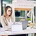Mini Desk Calendar 2026-2027 with Stickers, 18 Months Standing Flip Small Desk Calendar 8
